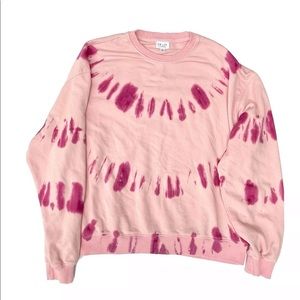 Le Lis Pink Tie-Dye Sweatshirt